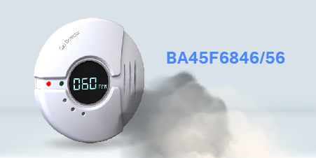 Выпуск новых микроконтроллеров HOLTEK серии BA45F6846 / BA45F6856 для детекторов CO/GAS.